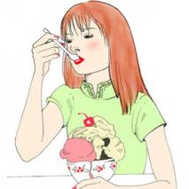 Eating Sundae