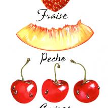 Fraises Peche